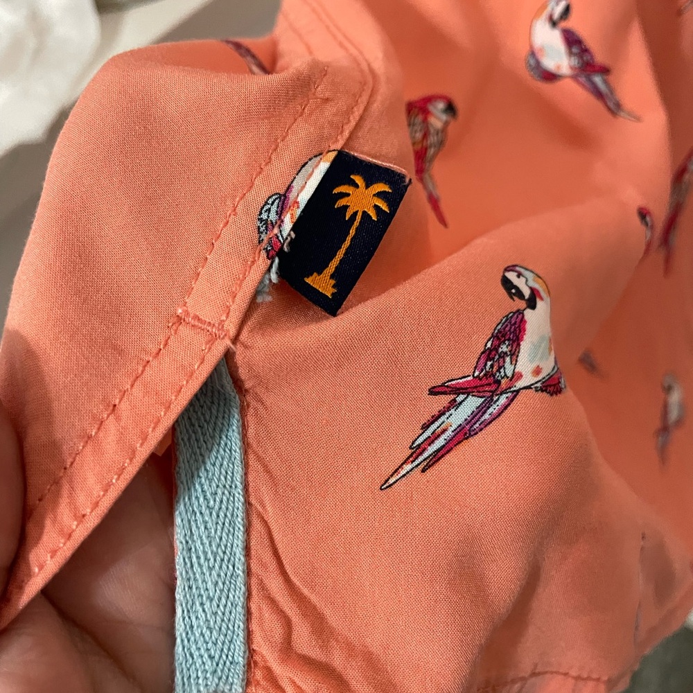 Jimmy Buffett Margaritaville Men’s XXL short Sleeve Button Up Parrot print shirt - Picture 7 of 8